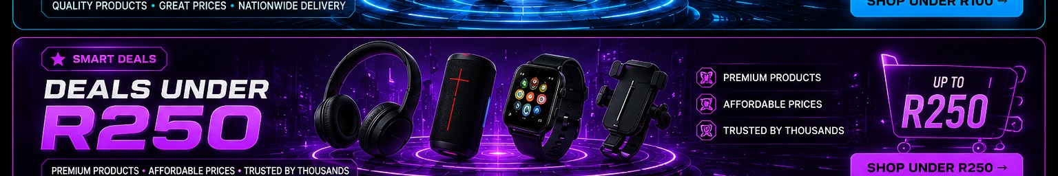 Top Deals Under R250 deals banner