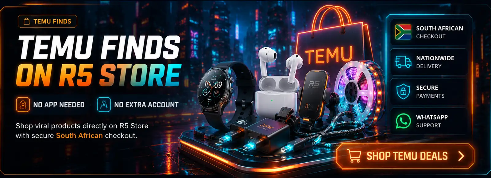 Temu Finds on R5 Store
