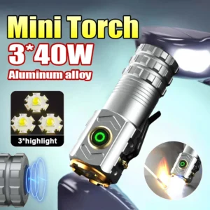 Super Powerful Spotlight Ignition Flashlight Mini Flashlight Strong Magnet