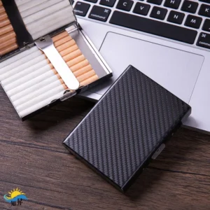 Sealed Aluminum Alloy Cigarette Box 20 Pack Large Capacity