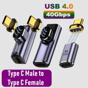 100w Car Type C Magnetic Converter 40gbps Usb Flash