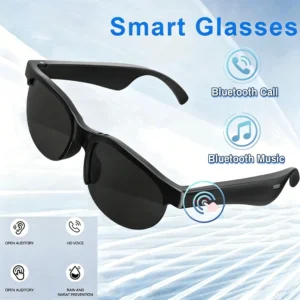 Laxasfit New Smart Glasses Men Bluetooth 5.3 Anti Blue