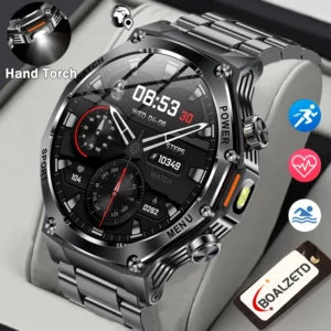 New Rugged Outdoor Sports Smartwatch 1.8" 390*390hd Screen 800mah