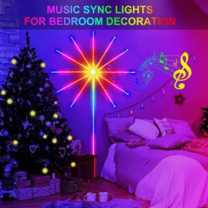 Led Strip Light Rgb Sound Control Symphony Firework Light