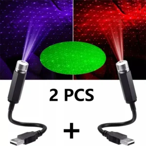 Mini Car Led Star Night Light Projector Usb Power