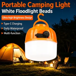 Mini Portable Led Pumpkin Bulb 6500k Rechargeable Eye Protecting