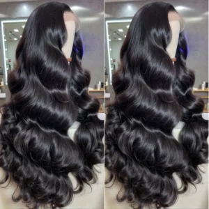 Brazilian Remy Human Hair Lace Front Wig 180 Density