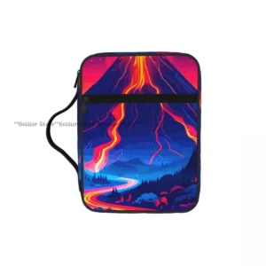 Bible Cover Carrying Book Case Church Bag Volcanic Landscape