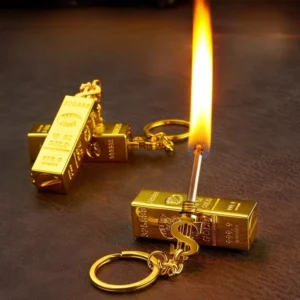 Match Lighter Creative Keychain Pendant Style Metal Waterproof Essential