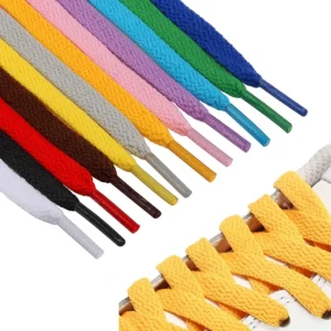 1 Pair / AF1 Shoelaces Flat Thicken Weave Craft Off Black White Shoe Laces High-top Sneaker Shoelace Accessories 25 Colors - AliExpress 322