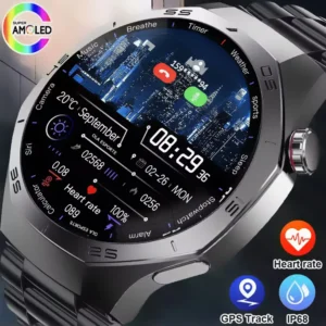 2025 New For Android ios Smart Watch Men HD AMOLED Screen GPS Motion trajectory Heart Rate Bluetooth Calls SmartWatch Waterproof - AliExpress 44