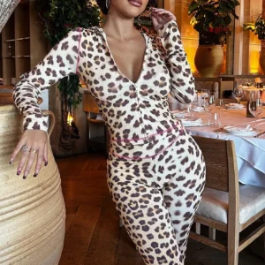 Summer Women's Clothing Front Top High Waist Skinny Long Pants Set For Polyester Streetwear