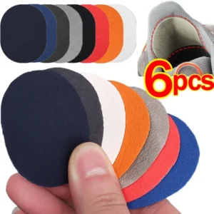 6PCS Sports Shoe Heel Repair Patches, Self-Adhesive Sneakers Vamp Insoles Patch, Anti-Wear Heel Protector Repair Stickers