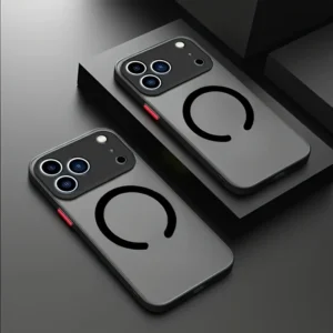 Translucent Magnetic Armor Phone Case For Iphone 17 16