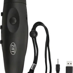 Electronic Whistles with USB Charging, 3-Tone High Volume for Referees Coaches Teachers, Outdoor Safety Whistle with Lanyard