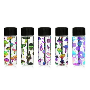 Mini Snuff Portable Storage Box With Snuff Spoon Glass