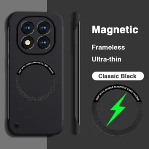 Wireless Charging Magnetic Phone Case For Xiaomi Redmi Note