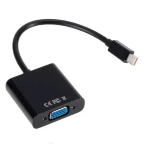 Mini Dp To Vga Female Converter Adapter Cable 1080p